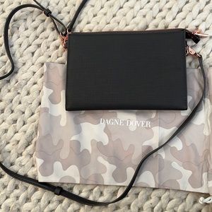 Dagne Dover, crossbody bag/ wallet. Graphite